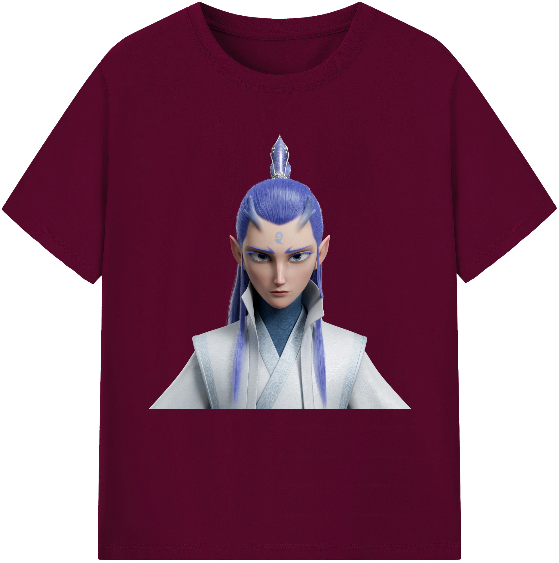 （画像用） Ne Zha 2 ナタ 魔童の大暴れ レディースカジュアルプリントTシャツ（綿100％）